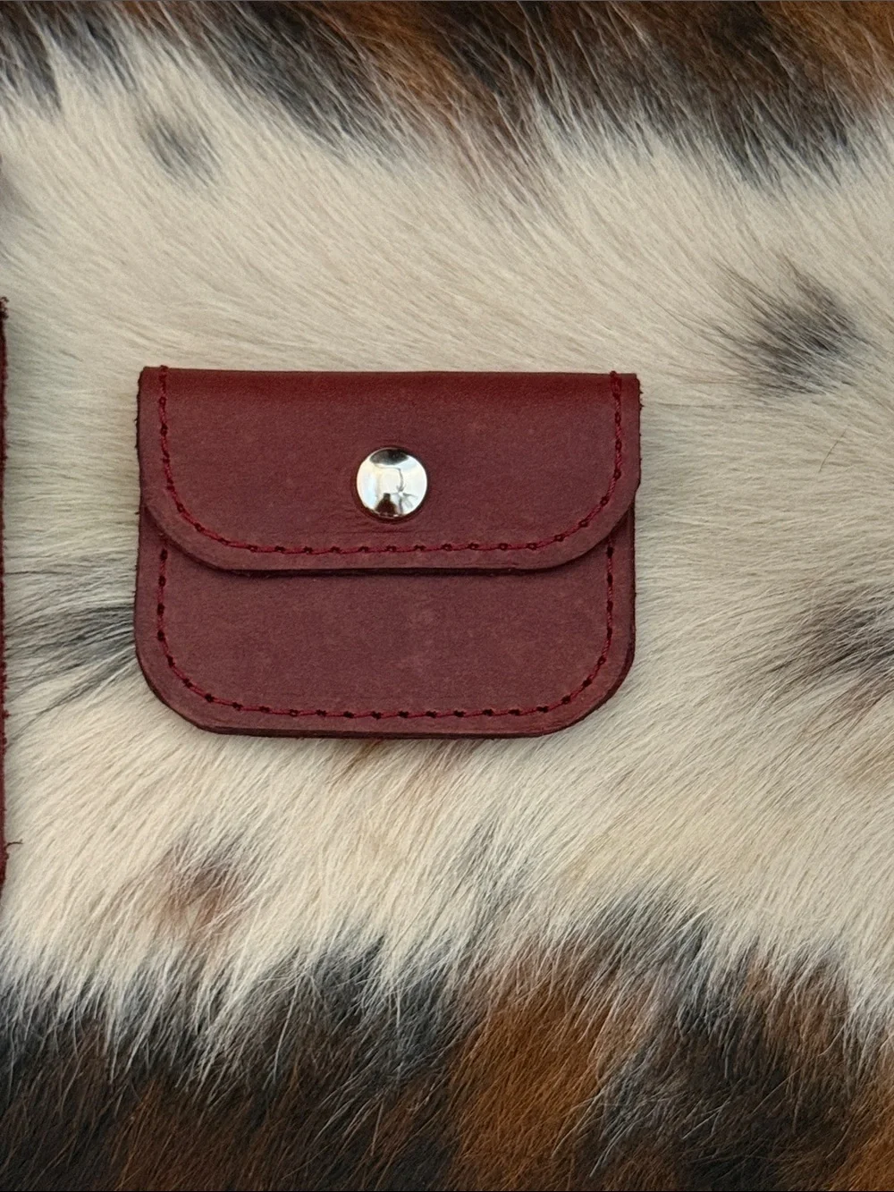SANUMI LEATHER WRISTLET AND COIN PURSE